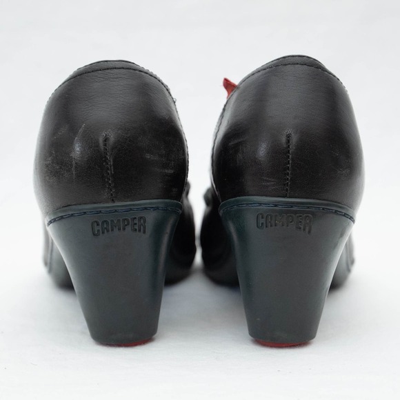 Camper Peu Nara Blue Leather Mary Jane Strap Heels Size 39 US 8.5 - Picture 4 of 8